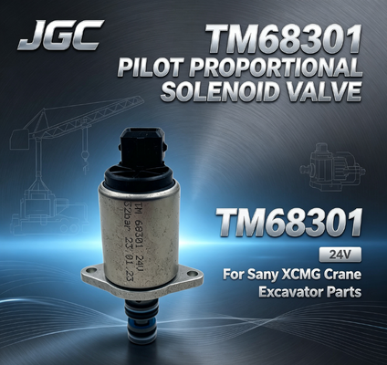 STAR ZEBRA TM68301 Ekskavatör Parçaları Yeni Thomas Pilot Oransal Solenoid Valf Sany XCMG Vinç 24V Perakende Endüstrileri İçin
