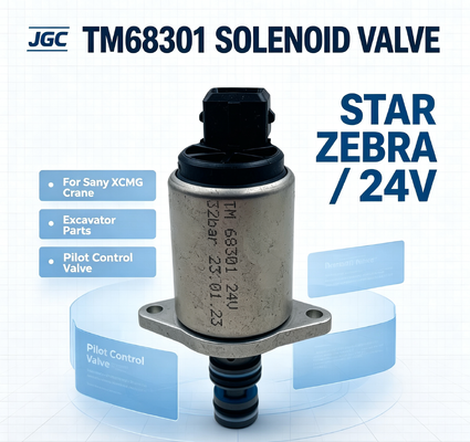 STAR ZEBRA TM68301 Ekskavatör Parçaları Yeni Thomas Pilot Oransal Solenoid Valf Sany XCMG Vinç 24V Perakende Endüstrileri İçin