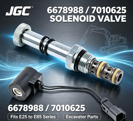 Ekskavatörler için Solenoid Valf 6678988 7010625 E25 E26 E27 E27Z E32 E32i E34 E35 E35i E35Z E37 E42 E45 E50 E55 E85