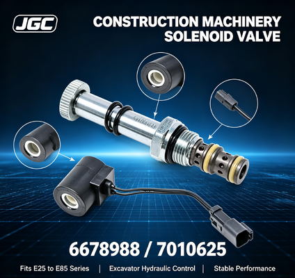 Ekskavatörler için Solenoid Valf 6678988 7010625 E25 E26 E27 E27Z E32 E32i E34 E35 E35i E35Z E37 E42 E45 E50 E55 E85