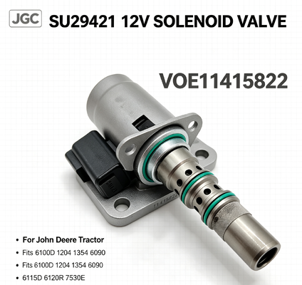 SU29421 VOE11415822 Tarım Makineleri Parçası için 6100D 1204 1354 6090 6115D 6120R 7530E Traktör için 12V Solenoid Valf