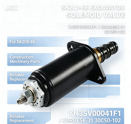 Ekskavator solenoid valfi SK200-6E YN35V00041F1 KDRDE5K-31 30C50-102
