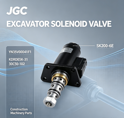 Ekskavator solenoid valfi SK200-6E YN35V00041F1 KDRDE5K-31 30C50-102