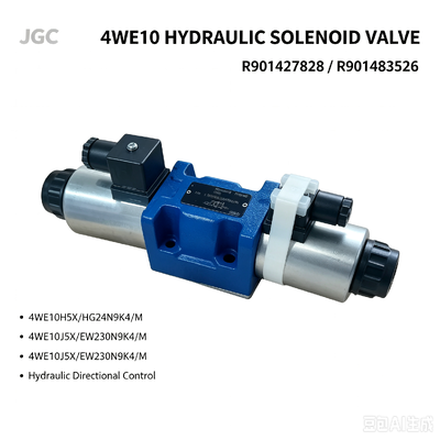 4WE10 Serisi R901427828 4WE10H5X/HG24N9K4/M R901483526 4WE10J5X/EW230N9K4/M Hidrolik Solenoid Yön Kontrol Valfi