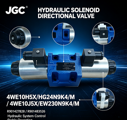 4WE10 Serisi R901427828 4WE10H5X/HG24N9K4/M R901483526 4WE10J5X/EW230N9K4/M Hidrolik Solenoid Yön Kontrol Valfi