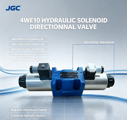 4WE10 Serisi R901427828 4WE10H5X/HG24N9K4/M R901483526 4WE10J5X/EW230N9K4/M Hidrolik Solenoid Yön Kontrol Valfi