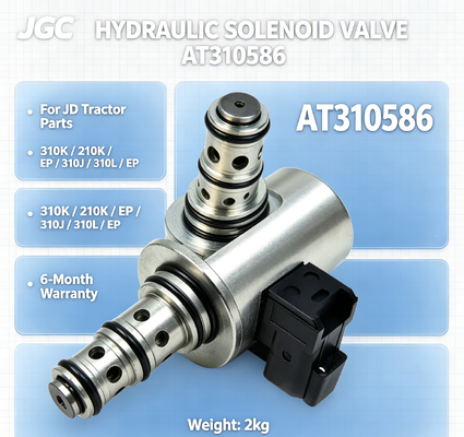 AT310586 JD traktör parçaları için yeni hidrolik solenoid valfi 310K/210K/EP/310J/310L/EP 6 aylık garanti 2kg