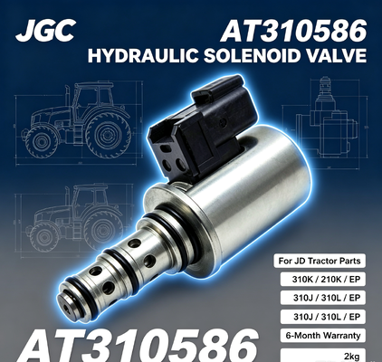 AT310586 JD traktör parçaları için yeni hidrolik solenoid valfi 310K/210K/EP/310J/310L/EP 6 aylık garanti 2kg