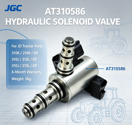 AT310586 JD traktör parçaları için yeni hidrolik solenoid valfi 310K/210K/EP/310J/310L/EP 6 aylık garanti 2kg