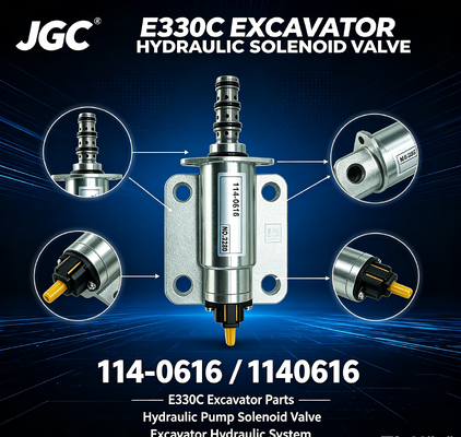 E330C Ekskavator Parçaları Solenoid Valf Hidrolik Pompa Solenoid Valf 114-0616 1140616
