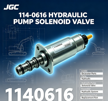 E330C Ekskavator Parçaları Solenoid Valf Hidrolik Pompa Solenoid Valf 114-0616 1140616