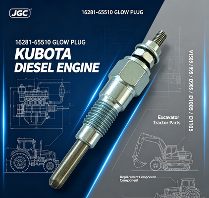 16281-65510 Kubota Dizel Motoru V1505 D905 D1005 D1105 Ekskavatör traktörü yedek parçaları için ışıltı fiş