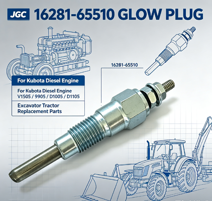 16281-65510 Kubota Dizel Motoru V1505 D905 D1005 D1105 Ekskavatör traktörü yedek parçaları için ışıltı fiş