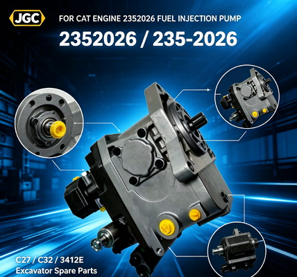 235-2026 Ekskavatör Yedek Parçaları CAT Caterpillar Motor C27 C32 3412E için Hidrolik Yakıt Enjeksiyon Pompaları