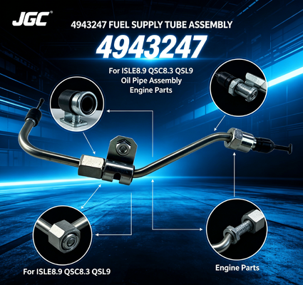4943247 Serici Petrol BorularıISLE8.9 QSC8.3 QSL9 Motor Parçaları için istikrarlı performanslı yakıt tedarik borusu montajı
