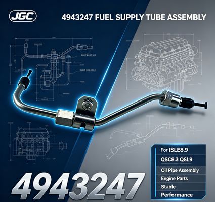 4943247 Serici Petrol BorularıISLE8.9 QSC8.3 QSL9 Motor Parçaları için istikrarlı performanslı yakıt tedarik borusu montajı