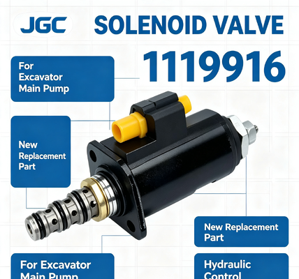1119916 Ekskavatör Ana Pompası için Solenoid Valf - Yeni Değiştirme Parçası