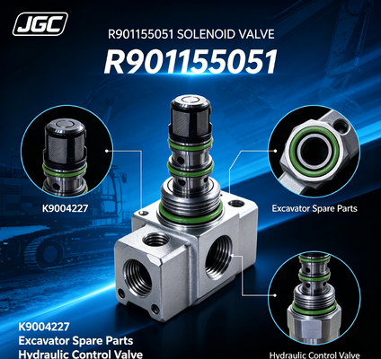 R901155051 Ekskavatör Yedek Parçaları Ekskavatör Solenoid Valf K9004227 R901155051
