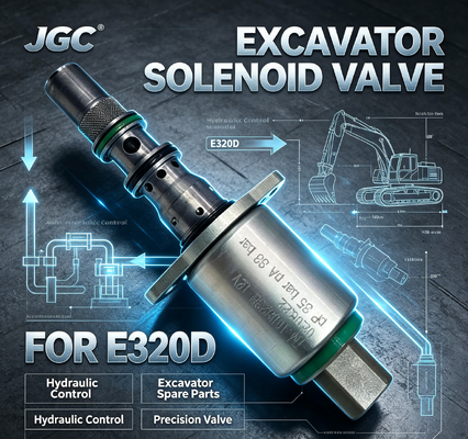 E320D Ekskavatör için Yüksek Kaliteli Solenoid Valf