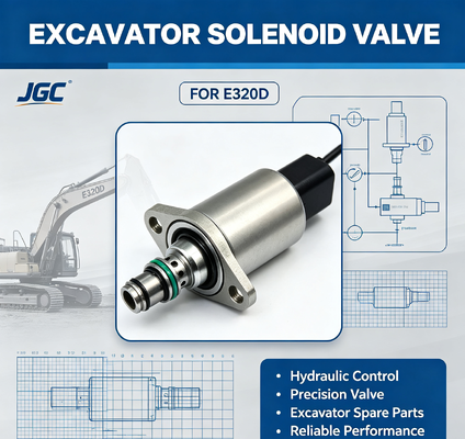 E320D Ekskavatör için Yüksek Kaliteli Solenoid Valf
