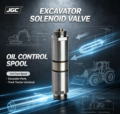 Kazı makinesi solenoid valfi Kazı makinesi parçaları Kamyon traktörü evrensel aksesuarlar bobin çekirdek bobin yağ kontrol valfi