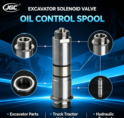 Kazı makinesi solenoid valfi Kazı makinesi parçaları Kamyon traktörü evrensel aksesuarlar bobin çekirdek bobin yağ kontrol valfi
