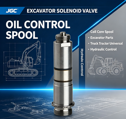 Kazı makinesi solenoid valfi Kazı makinesi parçaları Kamyon traktörü evrensel aksesuarlar bobin çekirdek bobin yağ kontrol valfi