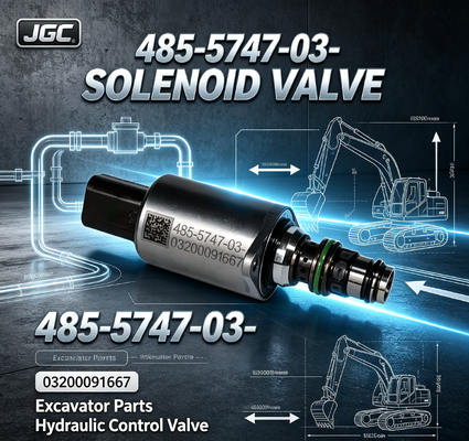 485-5747-03- 03200091667 SOLENOID VALF İyi Kalite Ekskavatör Yedek Parçaları