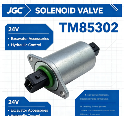 TM85302 Ekskavator aksesuarları için uygun solenoid valf