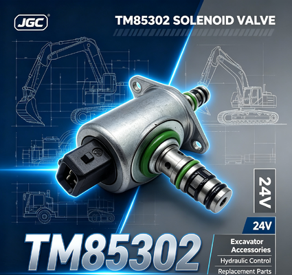 TM85302 Ekskavator aksesuarları için uygun solenoid valf
