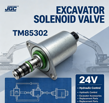 TM85302 Ekskavator aksesuarları için uygun solenoid valf