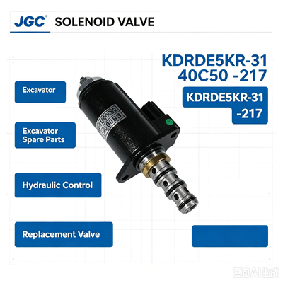 KDRDE5KR-31 40C50 -217 Ekskavator yedek parçaları için uygun SOLENOID VALVE