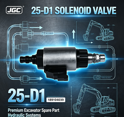 25-D1 Solenoid Valf (189104039) - Hidrolik Sistemler İçin Premium Ekskavatör Yedek Parçası