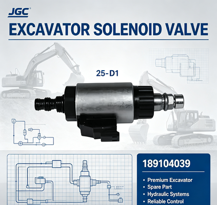 25-D1 Solenoid Valf (189104039) - Hidrolik Sistemler İçin Premium Ekskavatör Yedek Parçası
