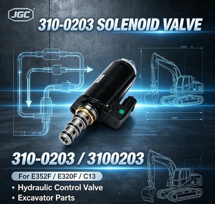 310-0203 3100203 E352F E320F C13 HYDRAULIK SOLENOID VALVÜL için EXKAVATOR SOLENOID VALVE