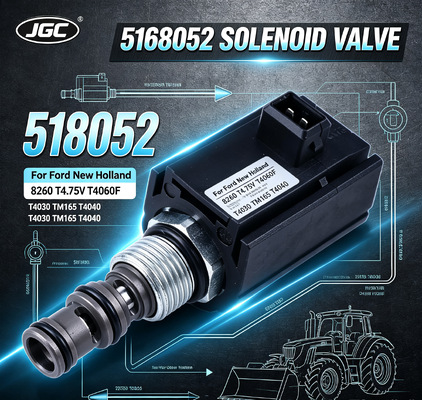 5168052 Ekskavatör Parçaları Ford New Holland 8260 T4.75V T4060F T4030 TM165 T4040 için Solenoid Valf