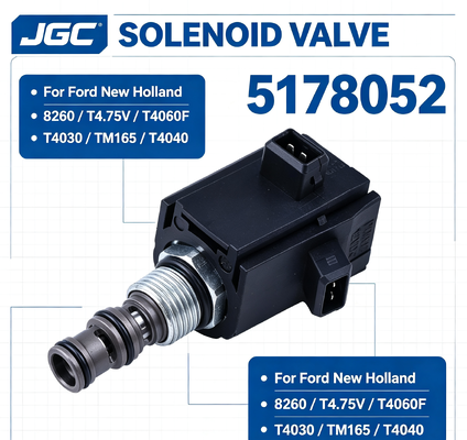 5168052 Ekskavatör Parçaları Ford New Holland 8260 T4.75V T4060F T4030 TM165 T4040 için Solenoid Valf