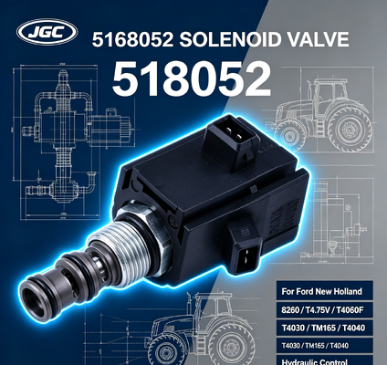 5168052 Ekskavatör Parçaları Ford New Holland 8260 T4.75V T4060F T4030 TM165 T4040 için Solenoid Valf