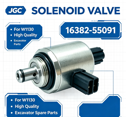 16382-55091W1130 için Yüksek Kalite Ekskavatör Solenoid Valfi