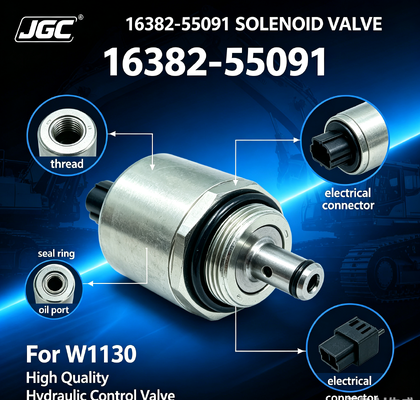 16382-55091W1130 için Yüksek Kalite Ekskavatör Solenoid Valfi