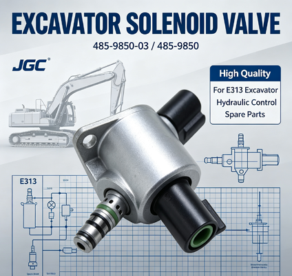 485-9850-03 E313 Ekskavatör Solenoid Valfi 485-9850 Yüksek Kalite