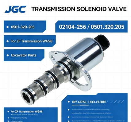 02104-256 0501-320-205 Ekskavatör parçaları Zf iletimi için solenoid valfi Wg98