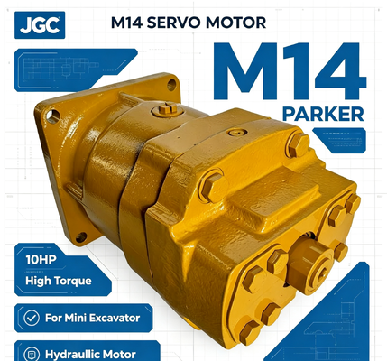 M14 parker Servo Motor 10hp Mini Excavator için Yüksek Döner Hidrolik Motor