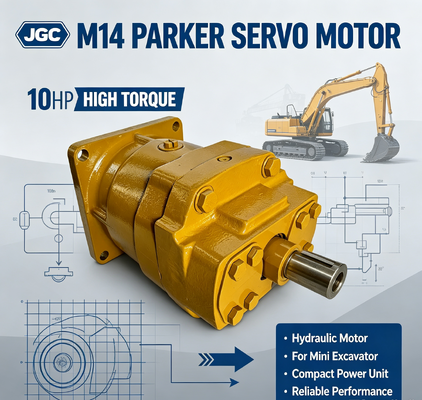 M14 parker Servo Motor 10hp Mini Excavator için Yüksek Döner Hidrolik Motor