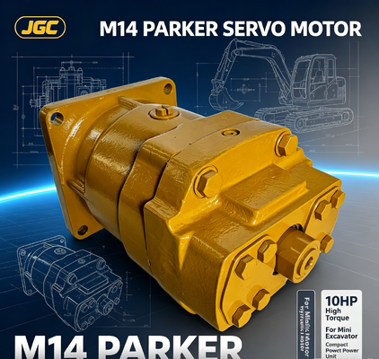 M14 parker Servo Motor 10hp Mini Excavator için Yüksek Döner Hidrolik Motor