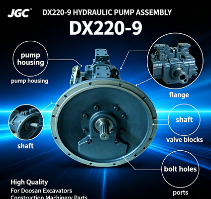 Doosan Ekskavatörleri İnşaat Makinesi Parçaları için DX220-9 Yüksek Kaliteli Eski Stil Hidrolik Pompa Montajı