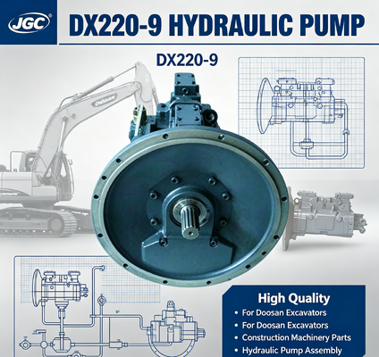 Doosan Ekskavatörleri İnşaat Makinesi Parçaları için DX220-9 Yüksek Kaliteli Eski Stil Hidrolik Pompa Montajı