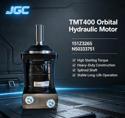 TMT400 | 151Z3265 | N50333751 Ekskavatör Kayar Yükleyici Biçerdöver Ağır Hizmet Düşük Hızlı Yüksek Torklu Motor için Orbital Hidrolik Motor