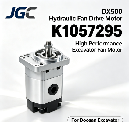 K1057295 DX500 Hidrolik Fan Tahrik Motoru, Doosan Ekskavatör için Yüksek Performanslı Ekskavatör Fan Hidrolik Motoru
